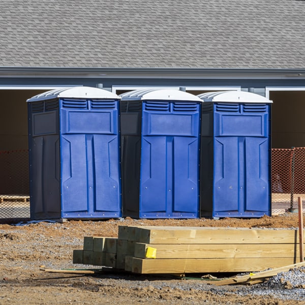 is there a specific order in which to place multiple portable toilets in Port Matilda PA